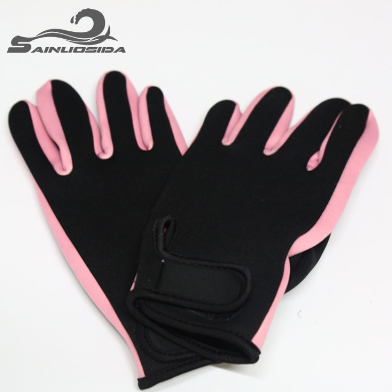 Outdoor Adventure Wear - New Diving Fabric Gloves Cycling Non-slip