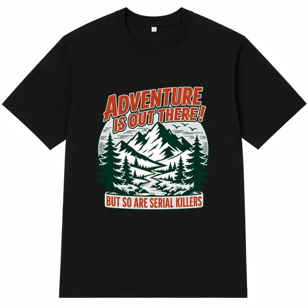 Outdoor Adventure Letter Print - Outdoor Adventure Wear review and price