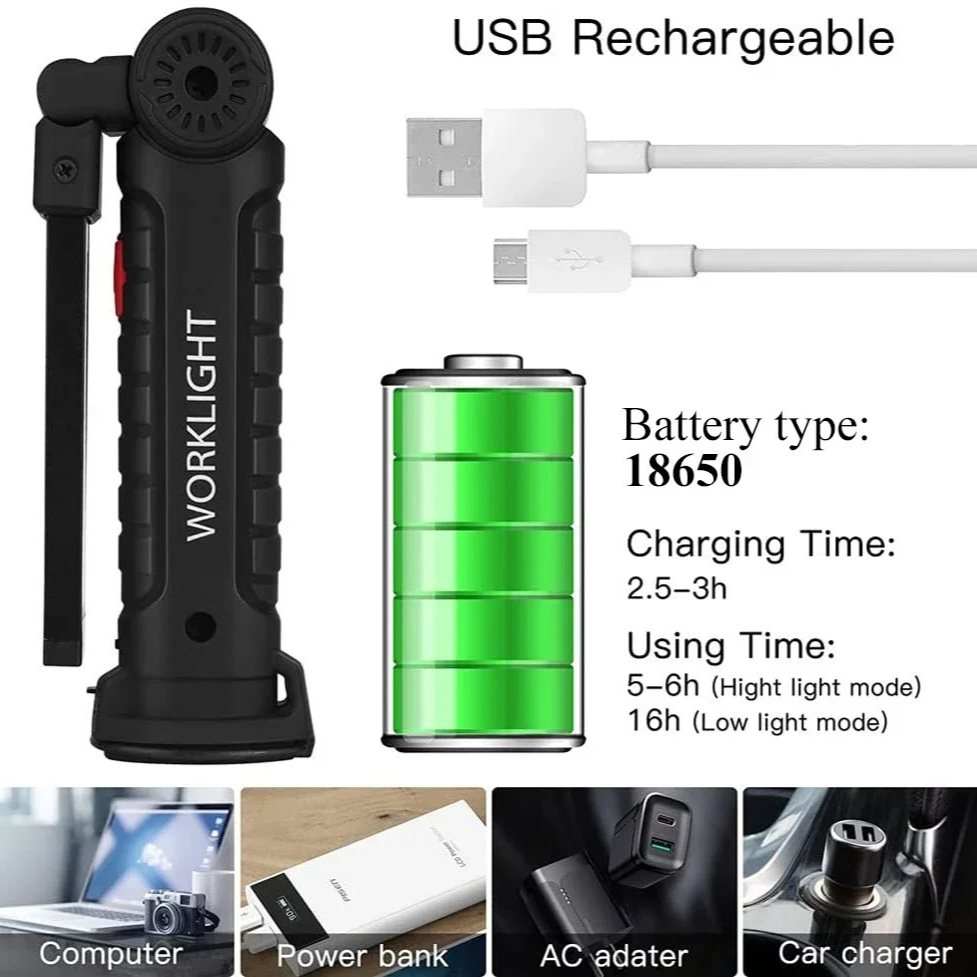 Portable COB LED Flashlight US - Outdoor Adventurer review and price