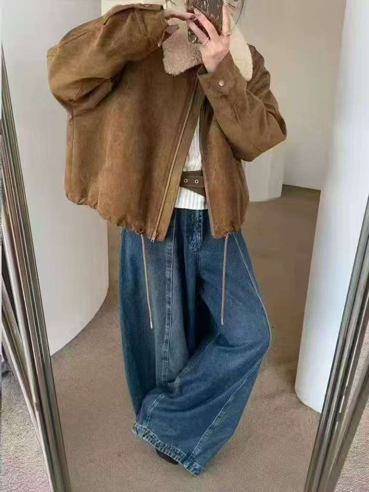 Lamb Wool Jacket Oversize Woma - Outdoor Adventure Farm review and price