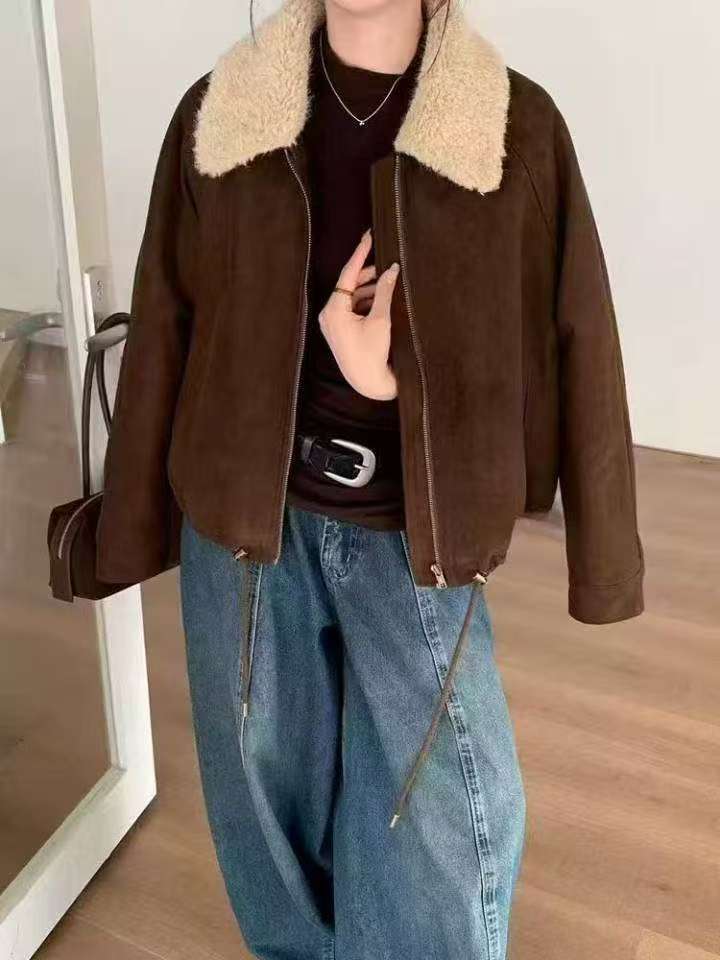 Lamb Wool Jacket Oversize Woma - Outdoor Adventure Farm review and price