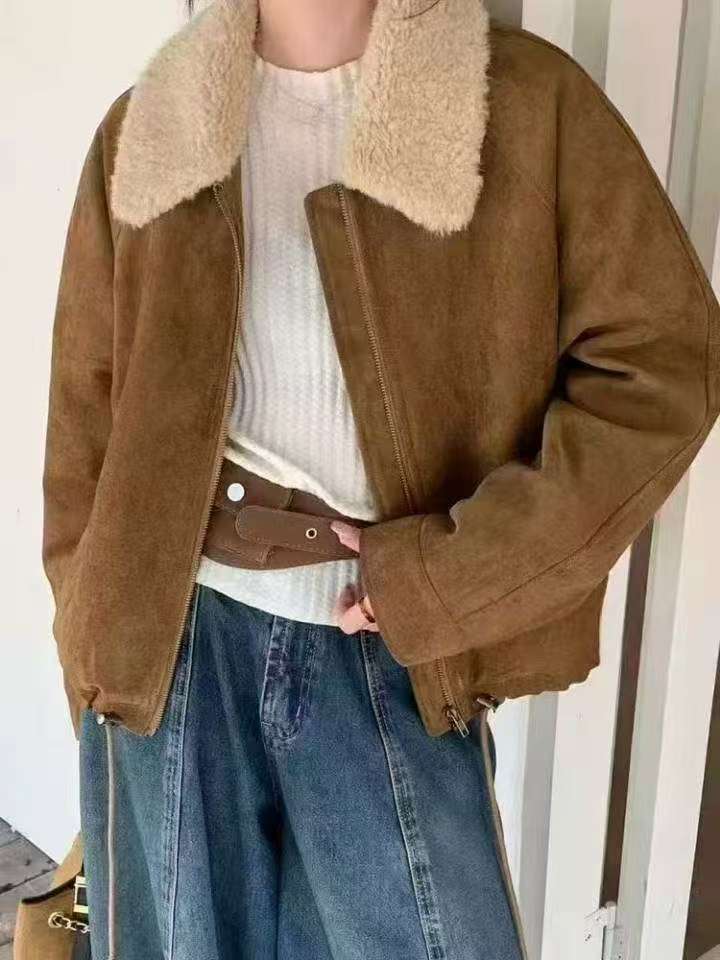Lamb Wool Jacket Oversize Woma - Outdoor Adventure Farm review and price