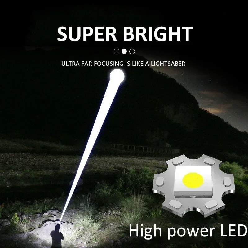 900000LM Powerful LED Flashlig - Outdoor Adventure And Travel review and price