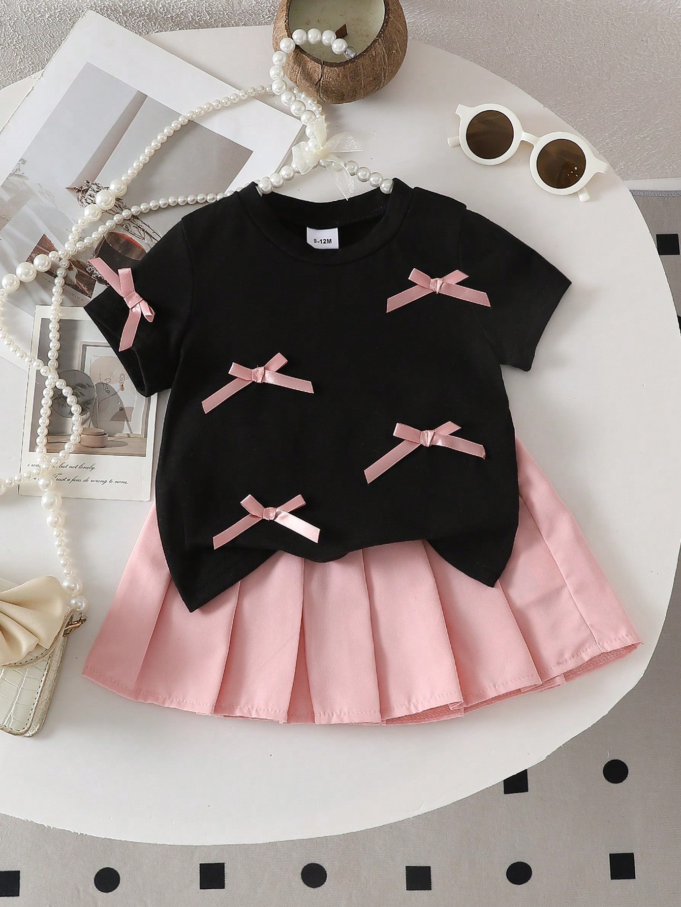 Two-piece baby girl 3D bow cas - Outdoor Adventure Wear review and price