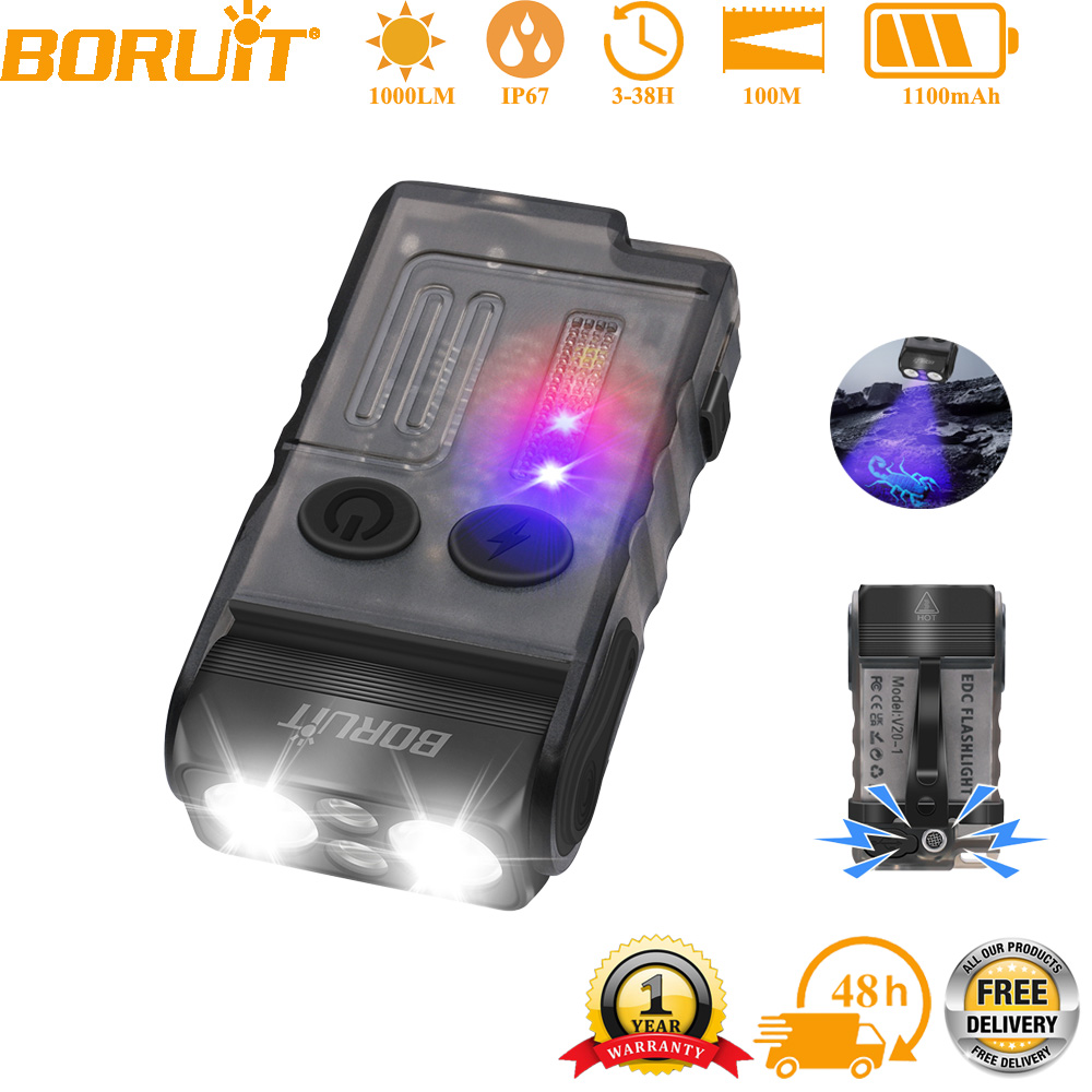 BORUiT V20 EDC Keychain Flashl - Outdoor Adventure Inc review and price