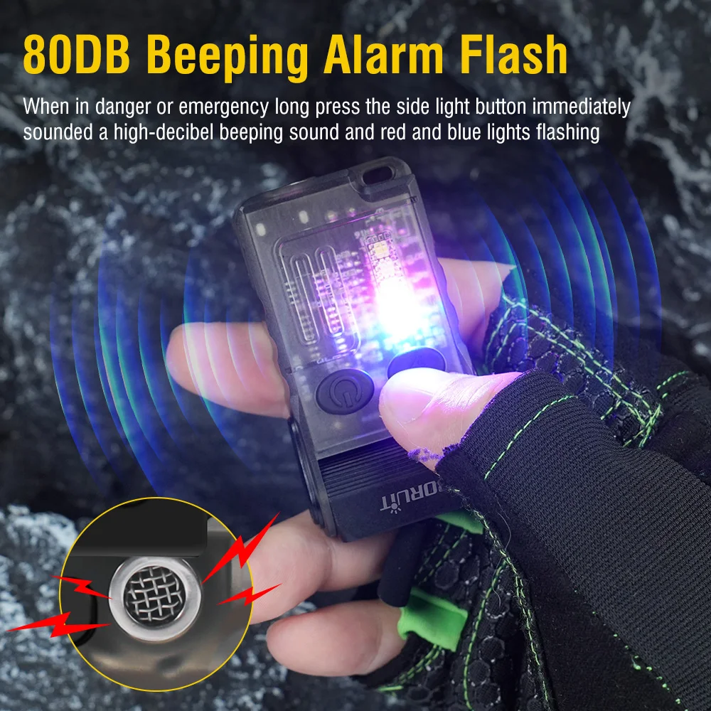BORUiT V20 EDC Keychain Flashl - Outdoor Adventure Inc review and price