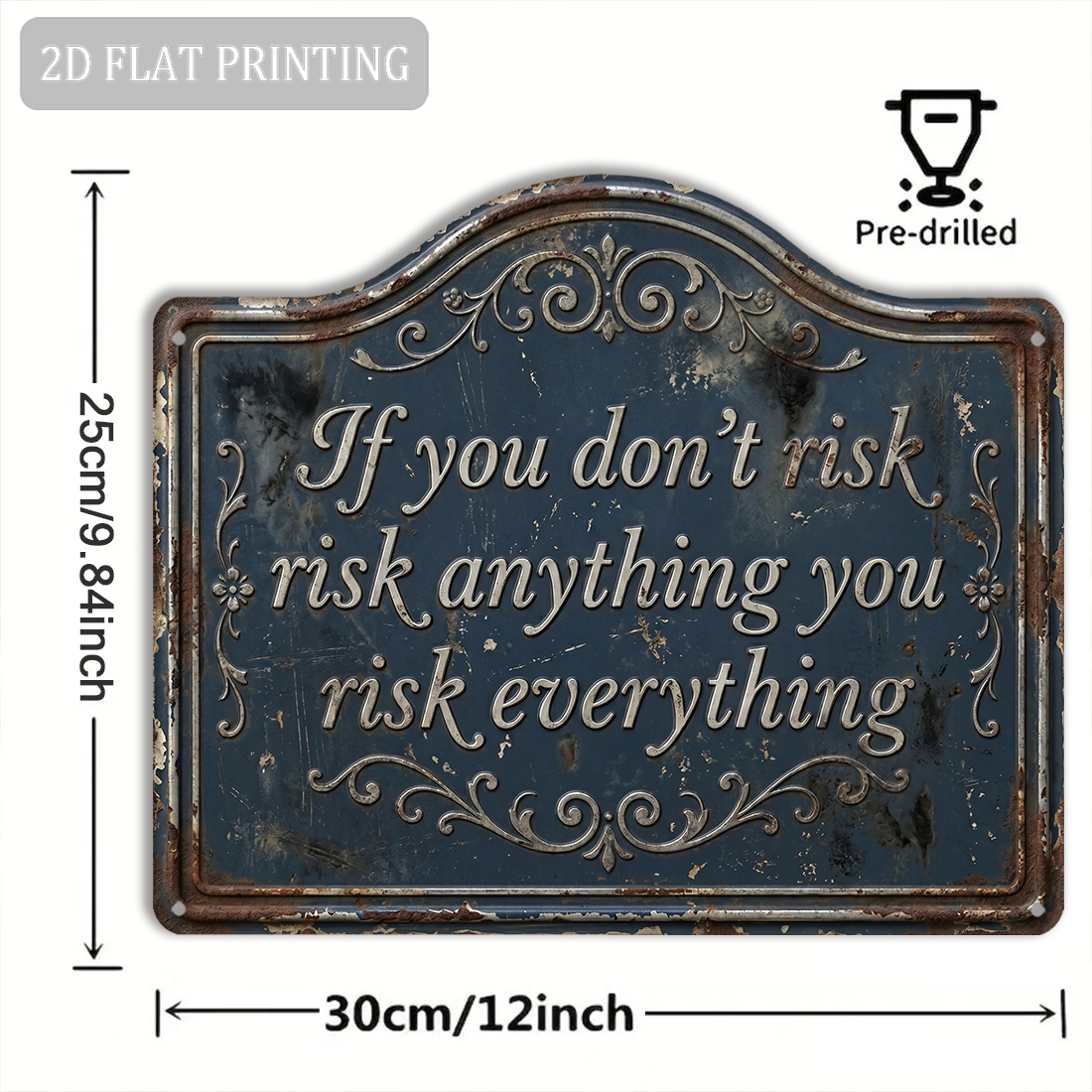 2D Flat,1pc, Inspirational Sig - Outdoor Adventure Quotes review and price